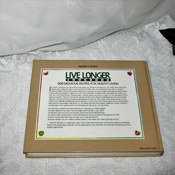 LIVE LONGER COOKBOOK Recipes Healthy Living Cooking Book 1992 - Picture 4 of 10